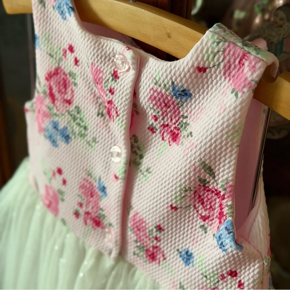 Pink Baby Girl Coat and Dress Outfit 12 months - Picture 11 of 14